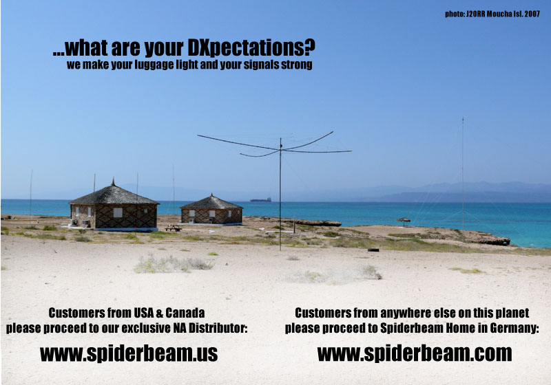 Spiderbeam© High Performance Lightweight Antennas - Mât télescopique en  aluminium de 10m HD MA100000