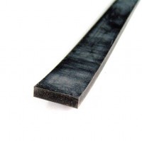 Flat rubber padding, 15 x 3mm