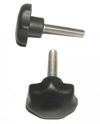 Set of 10 stainless steel knob screws
