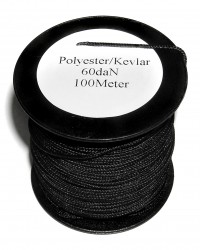 Rollo de cuerda Kevlar para vientos de 100m (1mm)