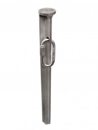 Galvanized steel ground peg (330mm long)