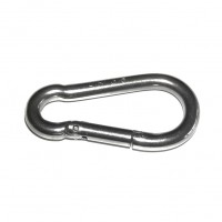 Mousqueton en acier galvanisé (longueur 60 mm)