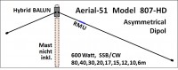 Aerial-51 Model 807-HD  R2 (Amerique)